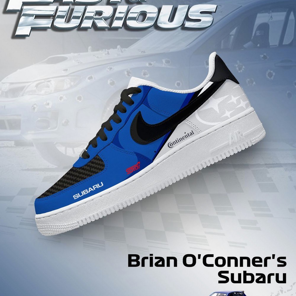 Brian O'Conner's Impreza WRX STI Fast and Furious Low Top Shoes
