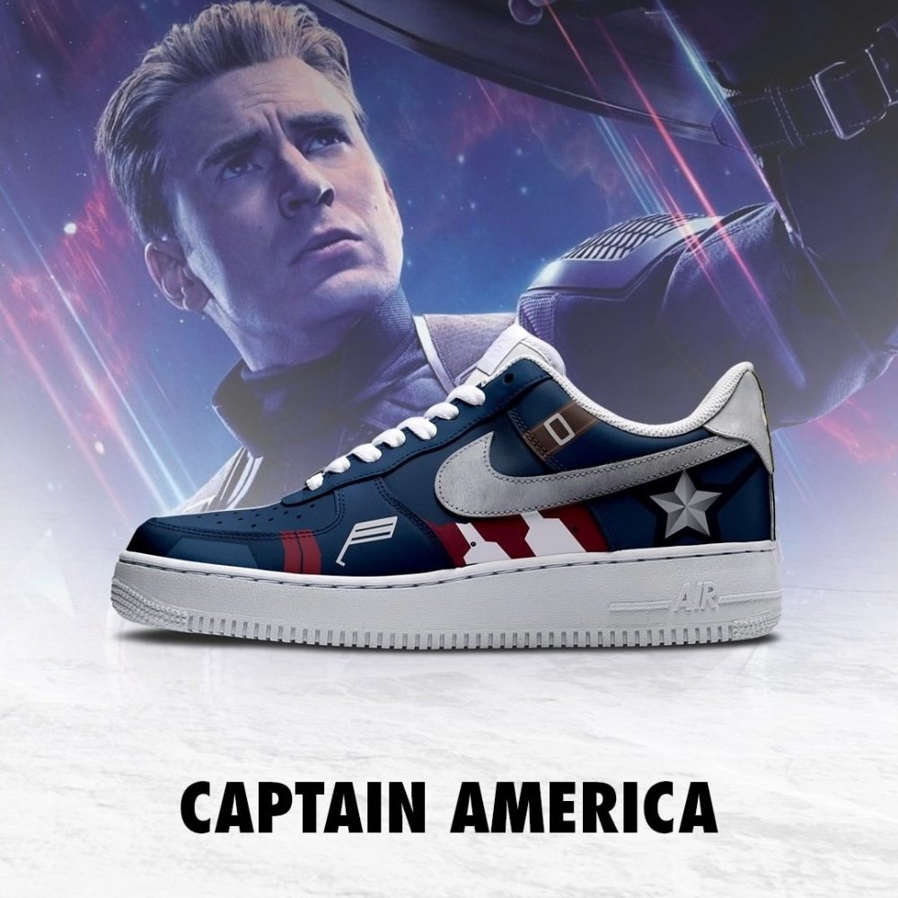 Captain America Marvel New Custom Low Top Shoes