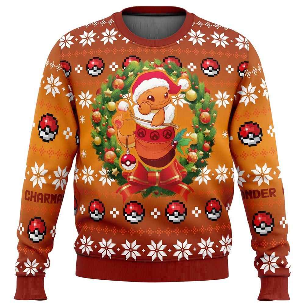Charmander Christmas Pokemon Ugly Sweater
