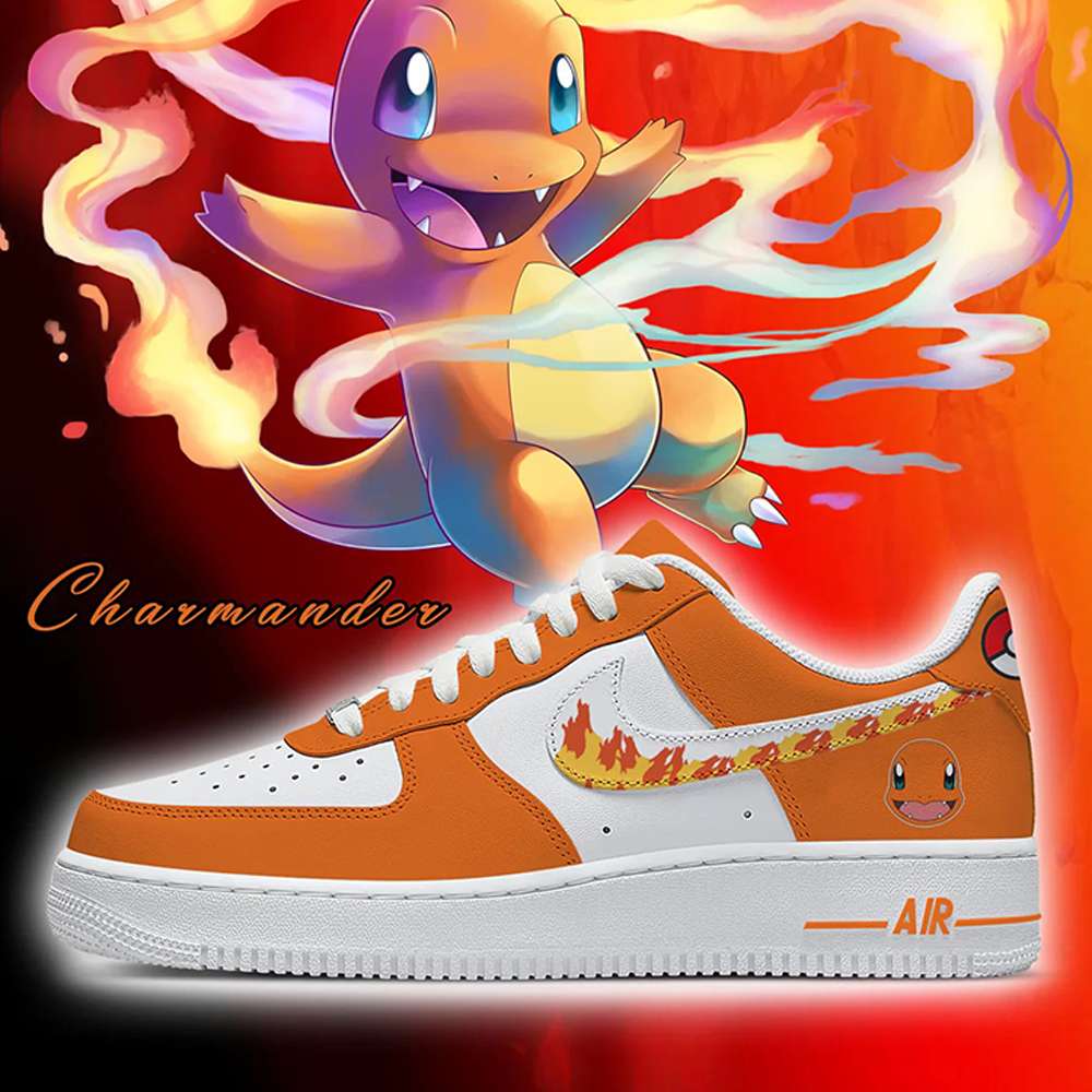 charmander pokemon af1 low top shoes yz6p1