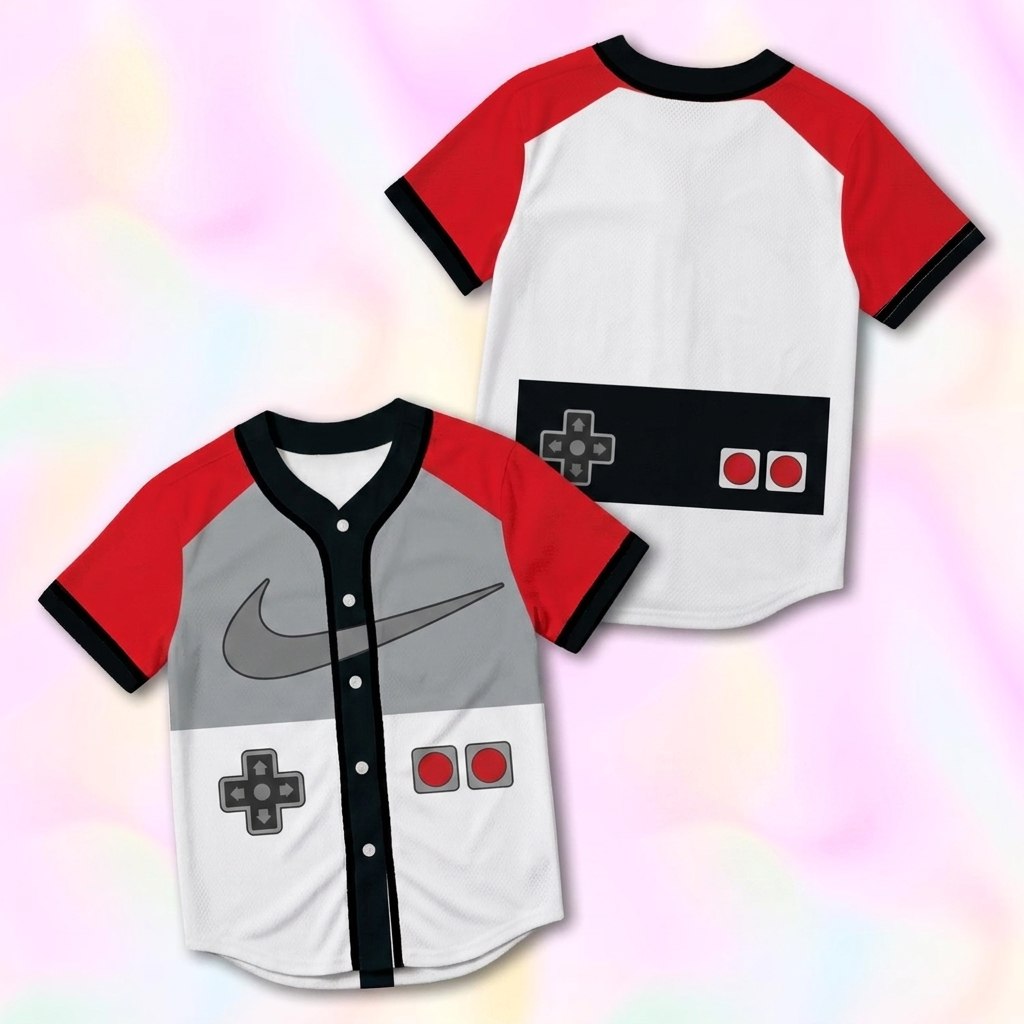 Custom Nintendo Baseball Jersey Version 1