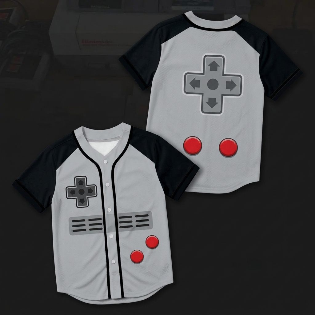 Custom Nintendo Baseball Jersey Version 2
