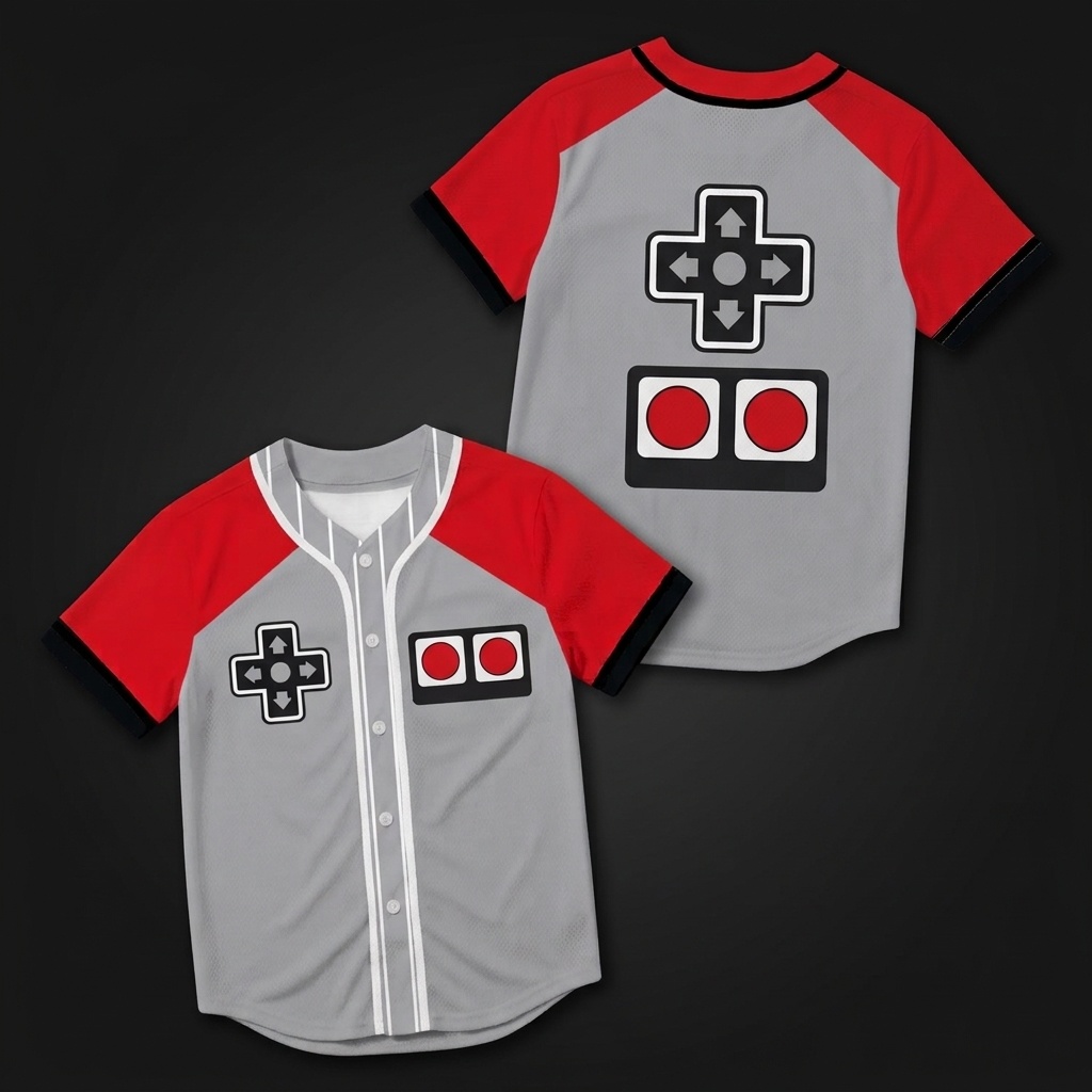 Custom Nintendo Baseball Jersey Version 5