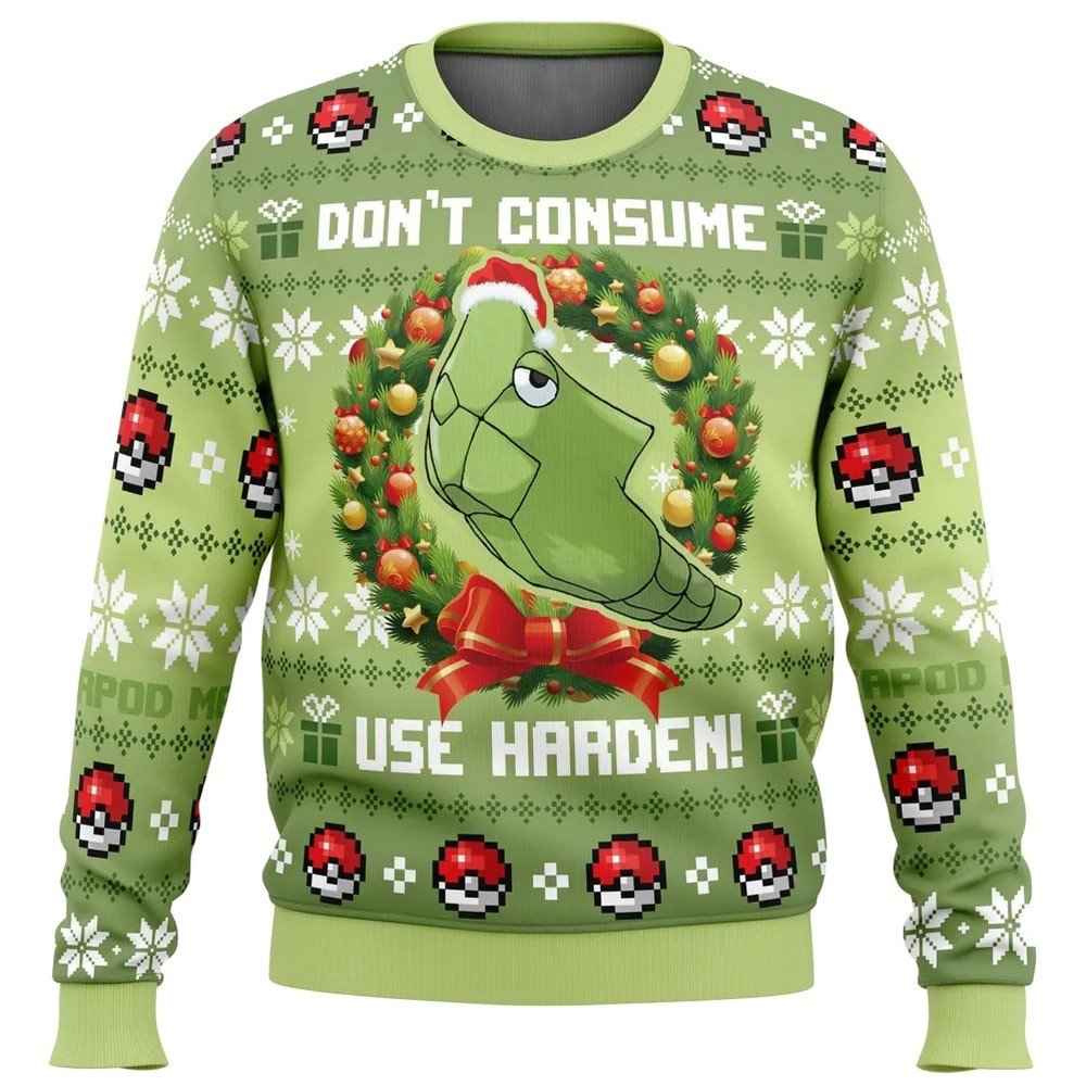 Donâ€™t Consume Metapod Pokemon Ugly Christmas Sweater