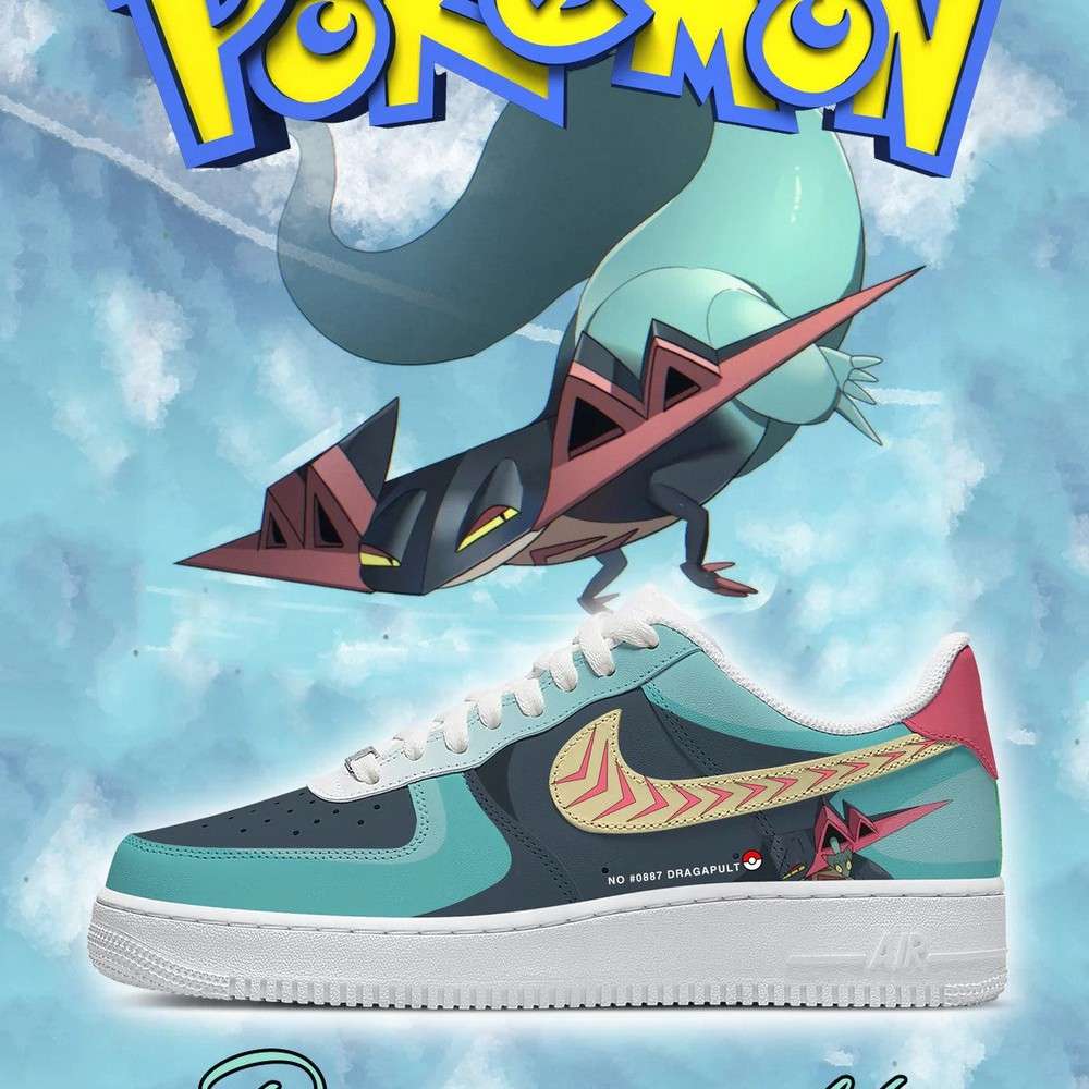 Dragapult Pokemon AF1 Low Top Shoes