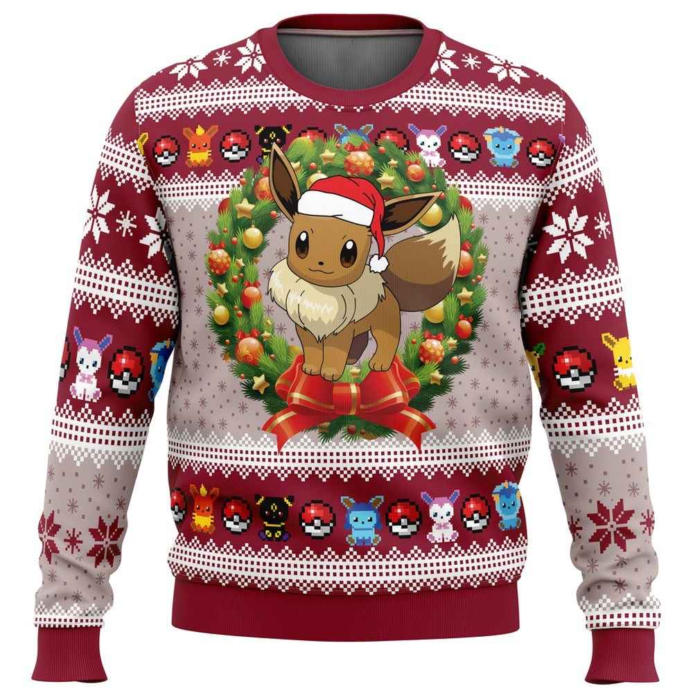 Eevee Pokemon Ugly Christmas Sweater