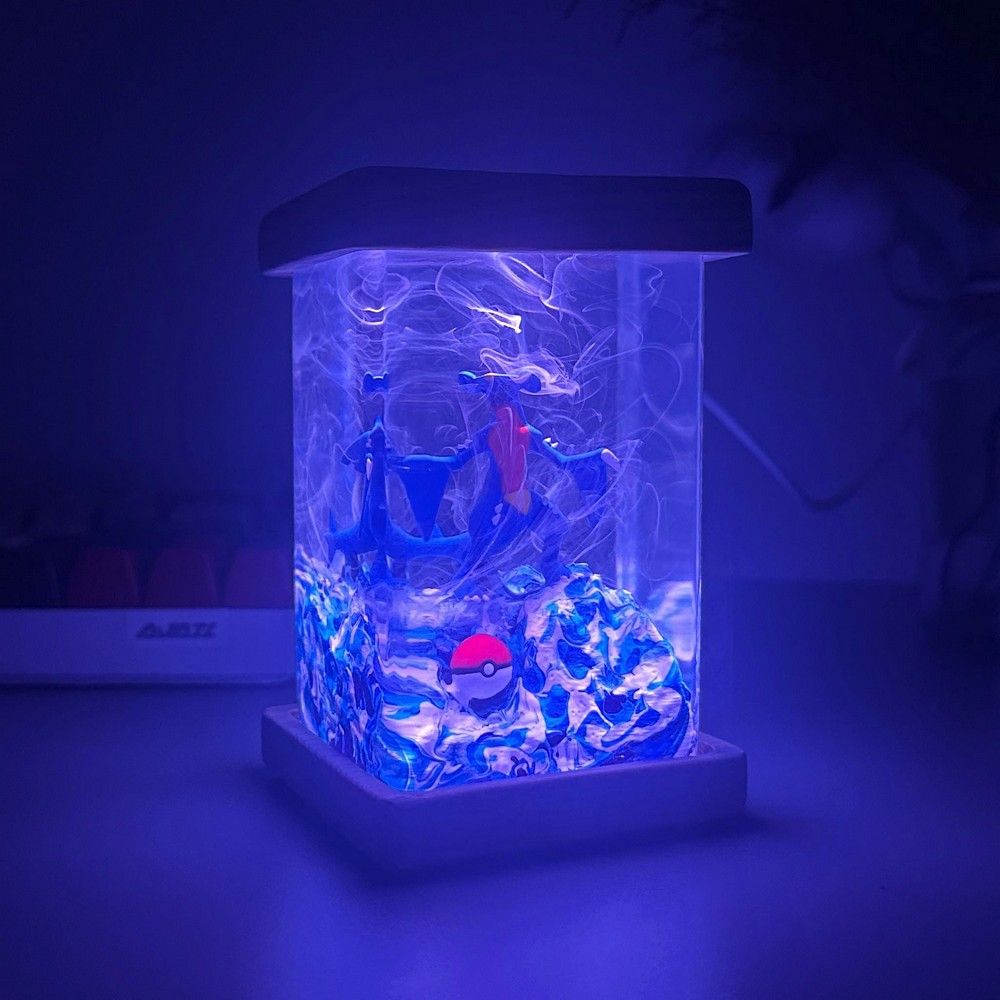Garchomp Pokemon Resin Lamp