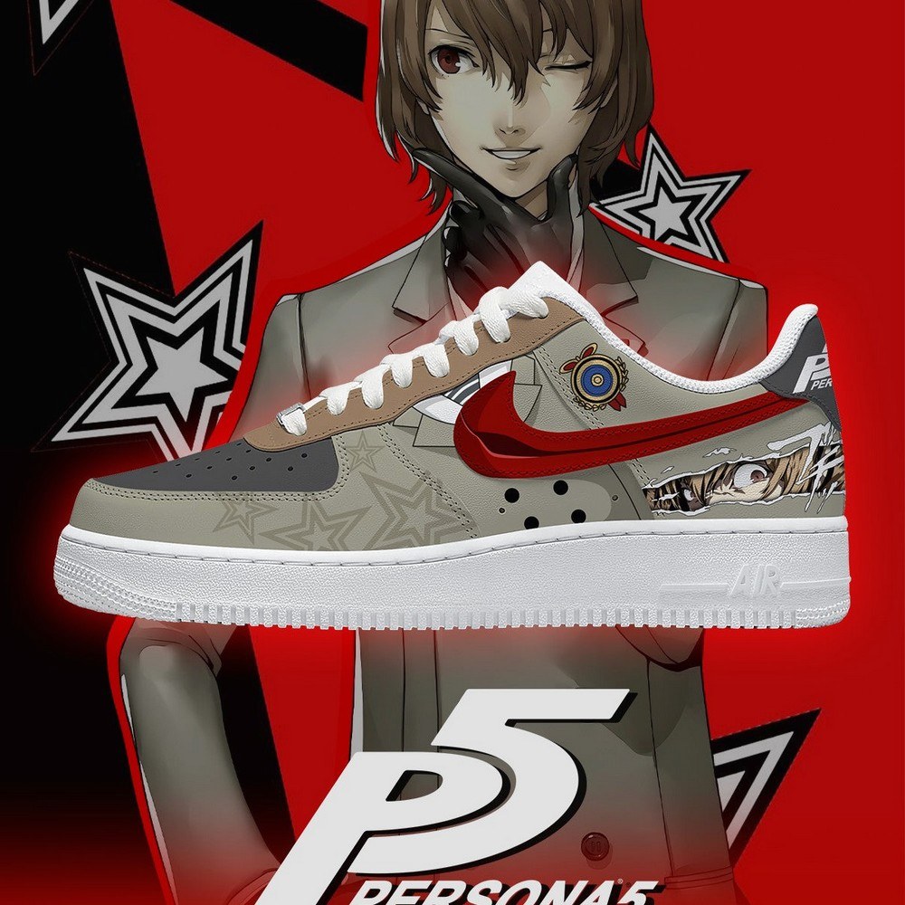 Goro Akechi Persona 5 Low Top Shoes