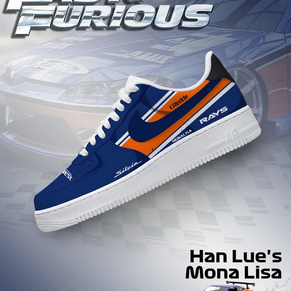 Han Lue's Mona Lisa Fast and Furious Low Top Shoes