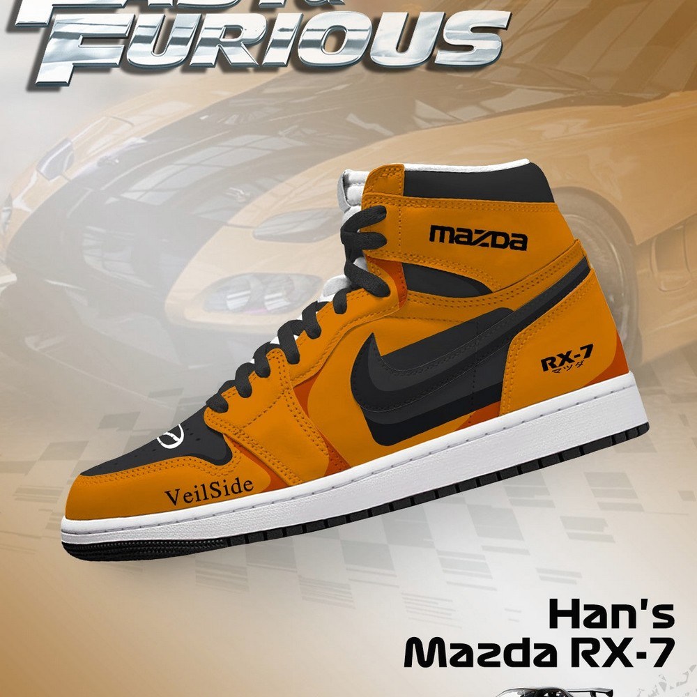 Han's RX-7 V.1 Fast and Furious High Top Shoes