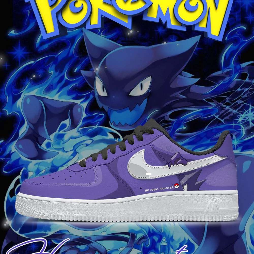 Haunter Pokemon AF1 Low Top Shoes