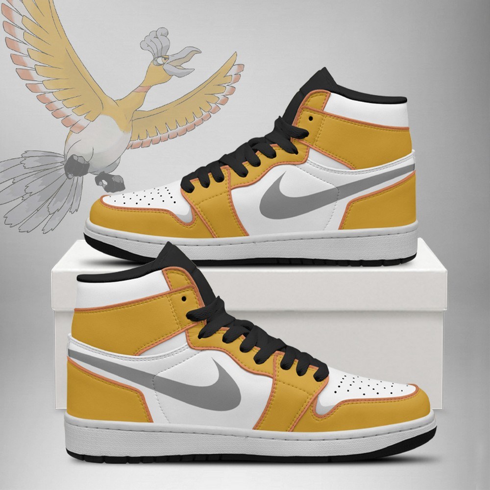 Ho-Oh Legendary Birds Pokemon High Top Shoes