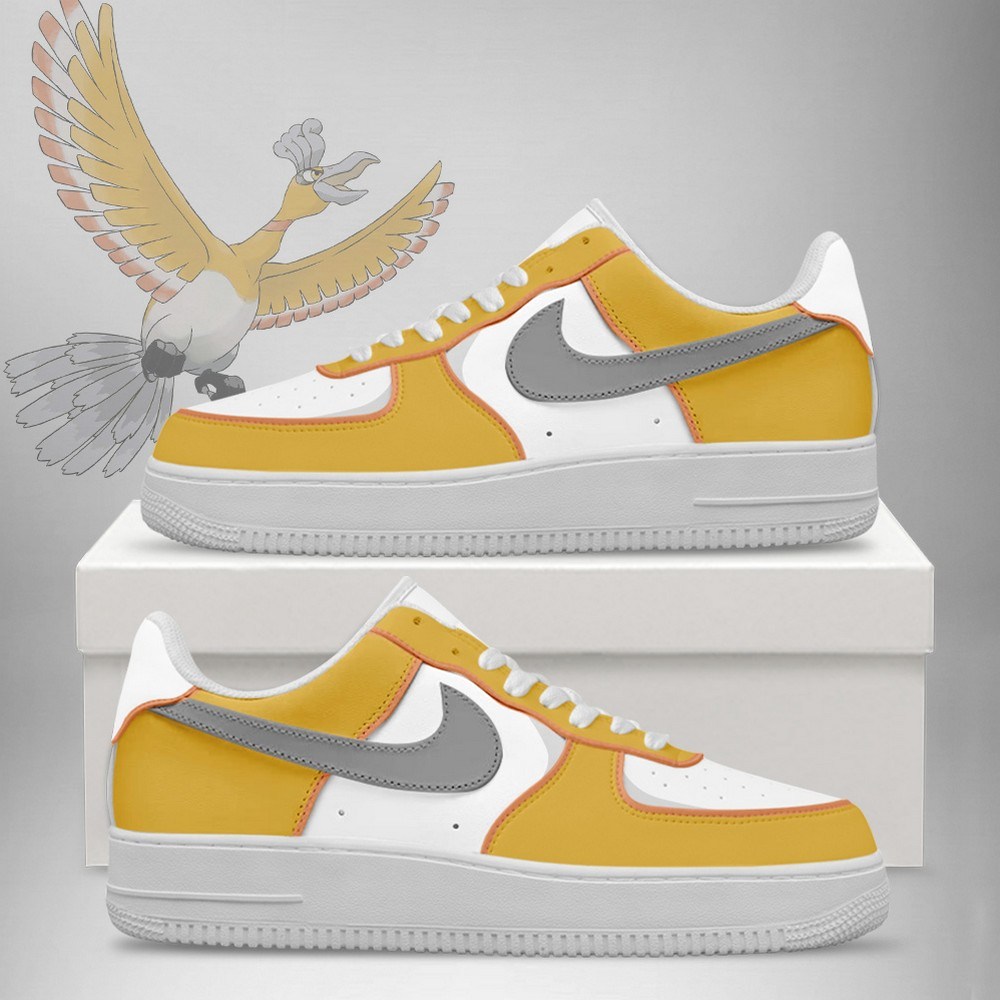 Ho-Oh Legendary Birds Pokemon Low Top Shoes