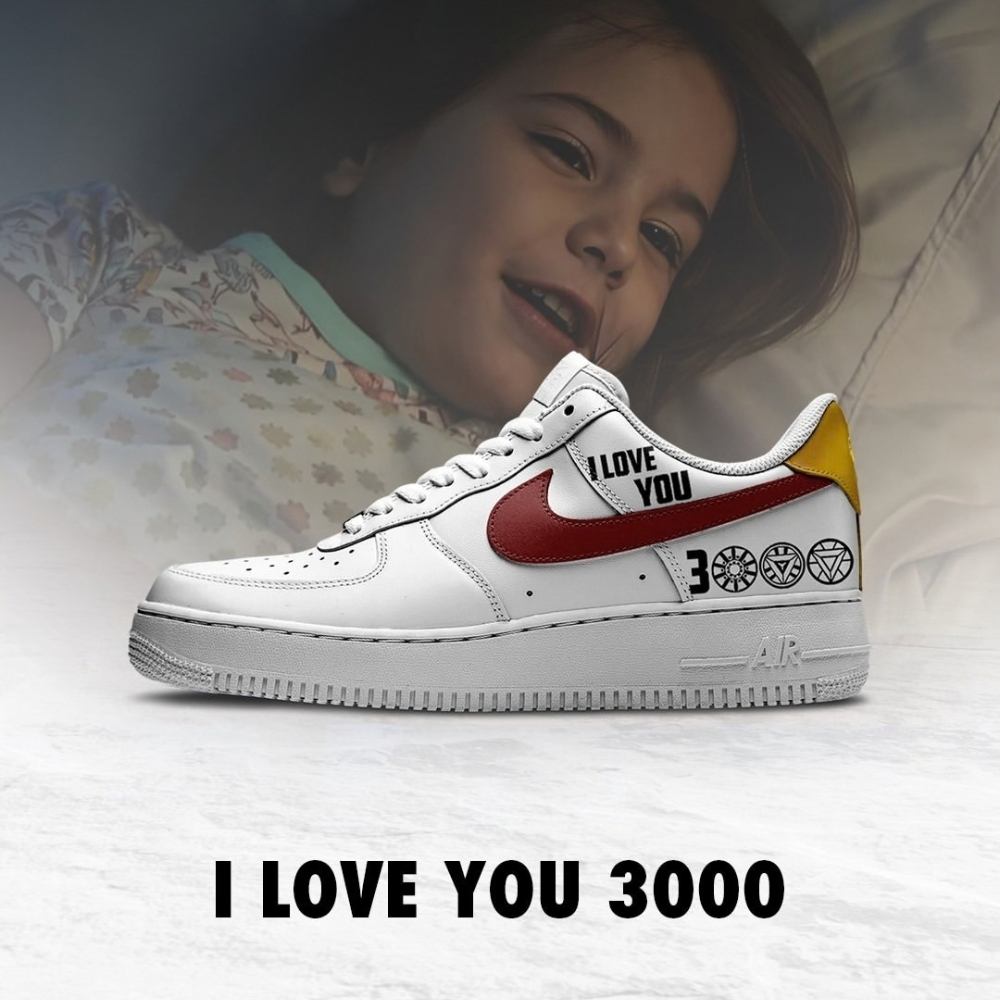 I love you 3000 Marvel New Custom Low Top Shoes