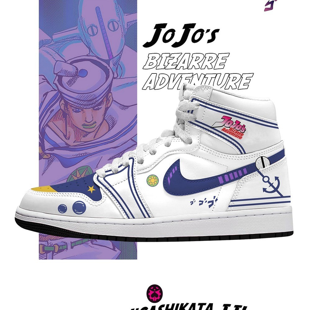Josuke Higashikata Custom High Top Sneakers
