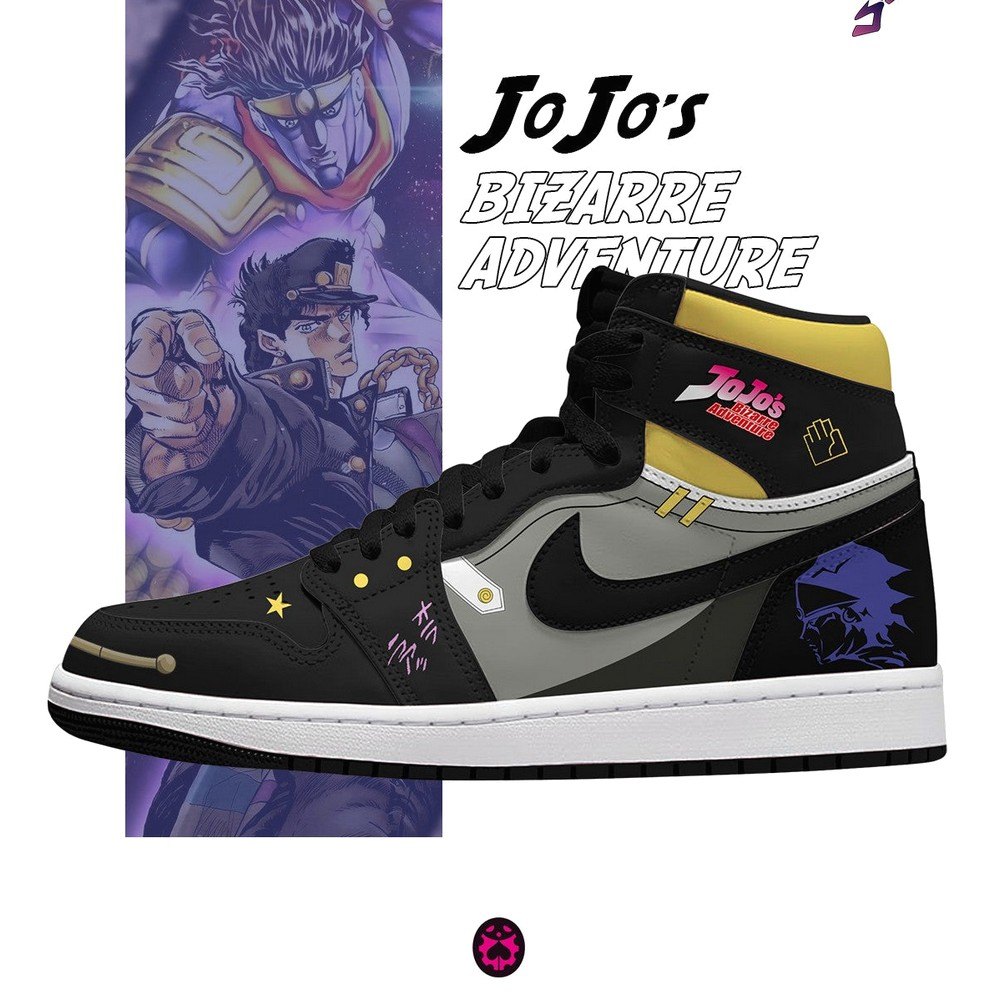 Jotaro Kujo Custom High Top Sneakers