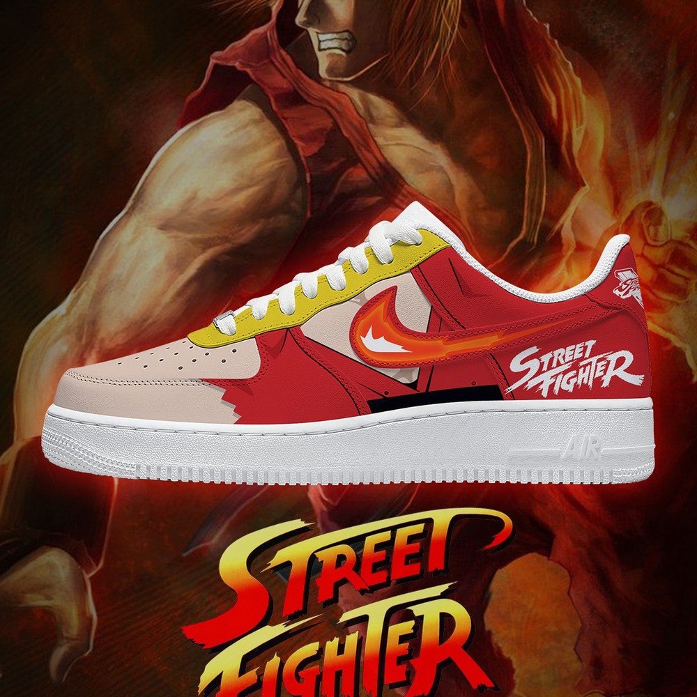 Ken Masters Street Fighter Low Top Shoes