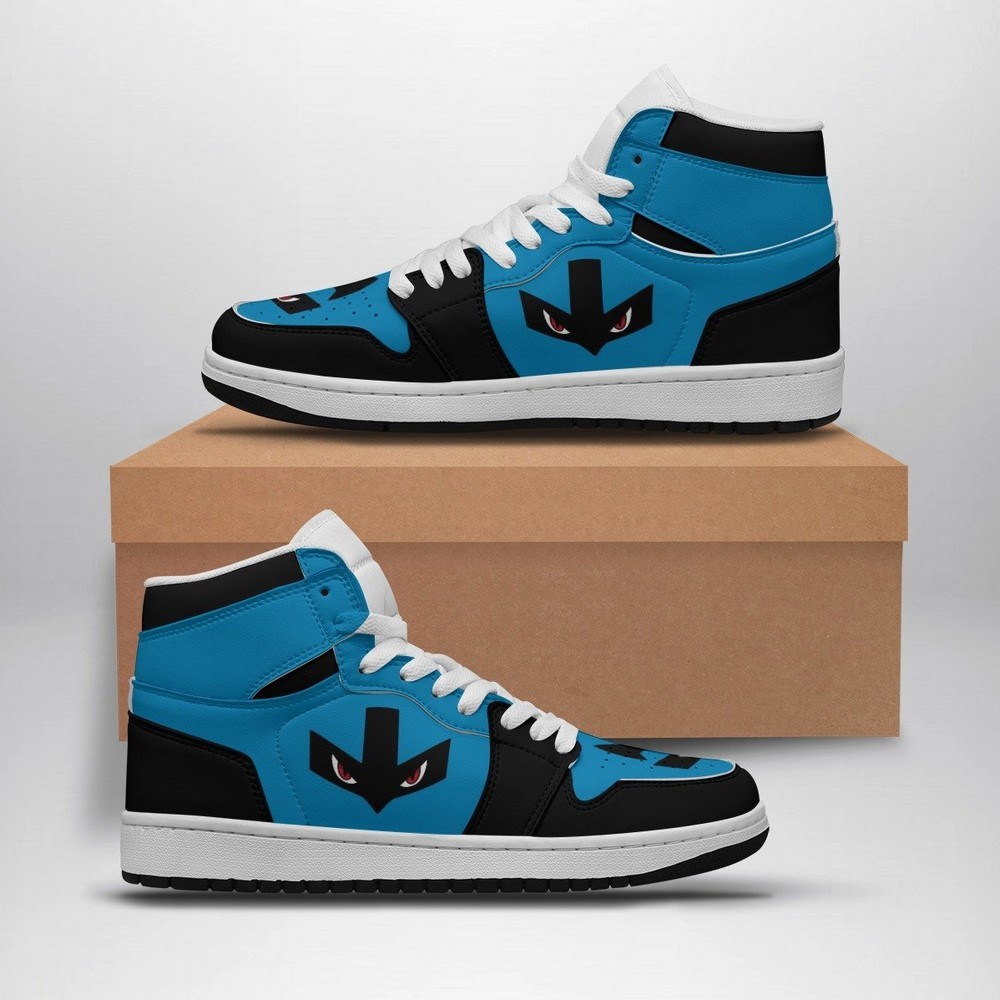 Lucario Face Pokemon High Top AJ1 Shoes