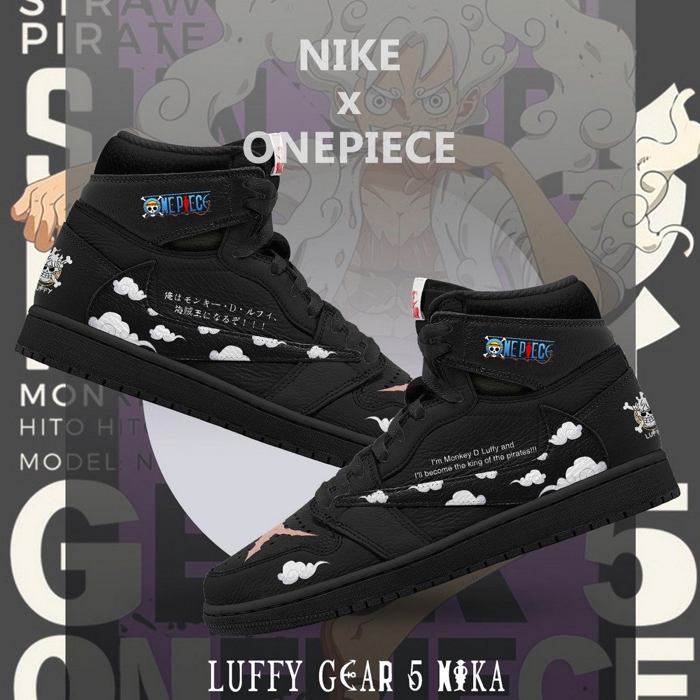 Luffy Gear 5 Nika V.2 One Piece Limited High Top Shoes