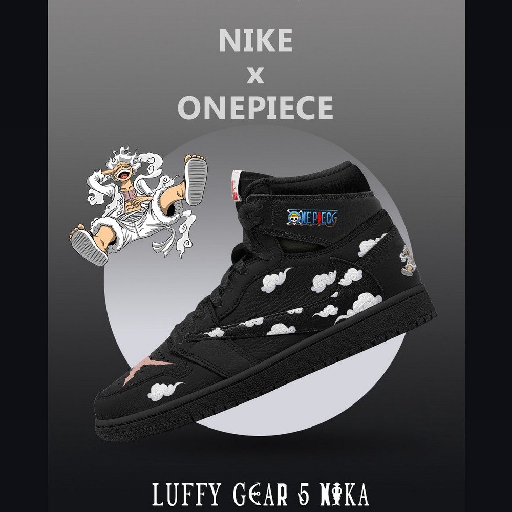Luffy Gear 5 Nika V.4 One Piece Limited High Top Shoes