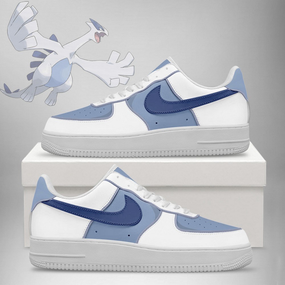 Lugia Legendary Birds Pokemon Low Top Shoes