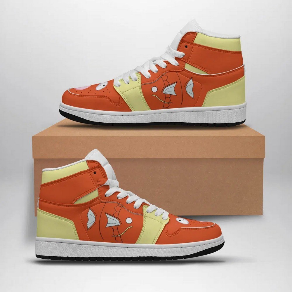 Magikarp Face Pokemon High Top AJ1 Shoes