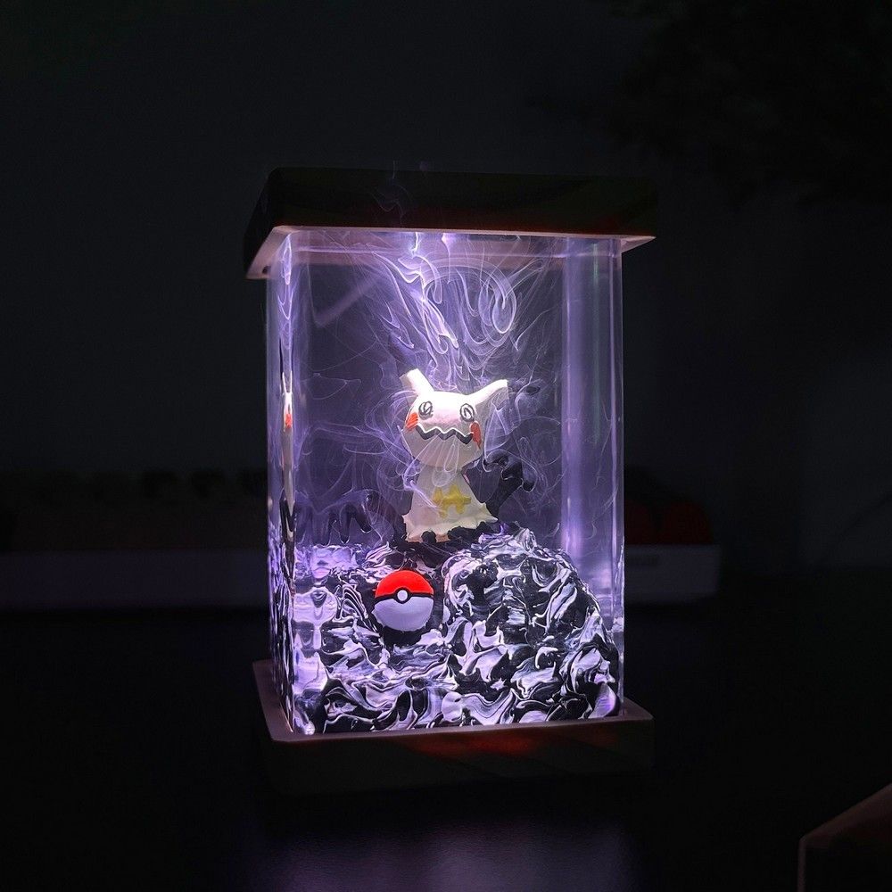 Mimikyu Epoxy Pokemon Resin Lamp
