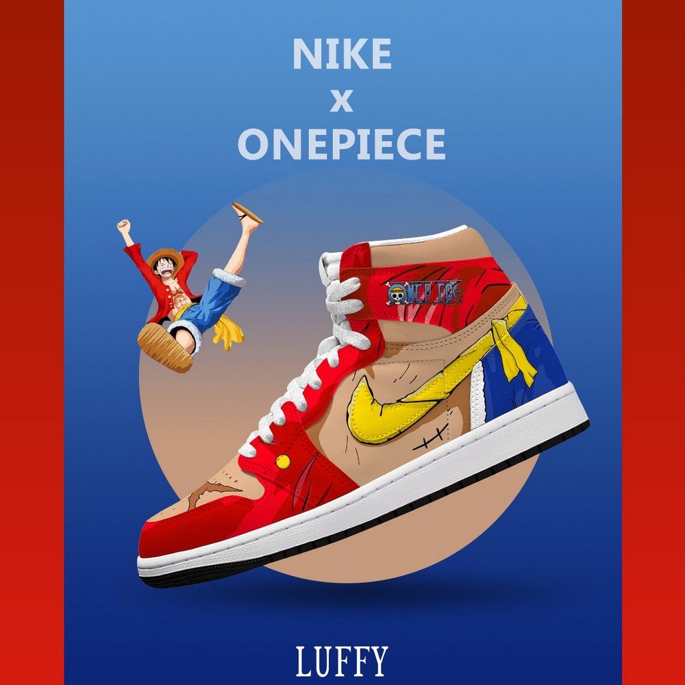 Monkey D. Luffy V.1 One Piece Limited High Top Shoes 8 monkey d. luffy v.10 1 h7gdl