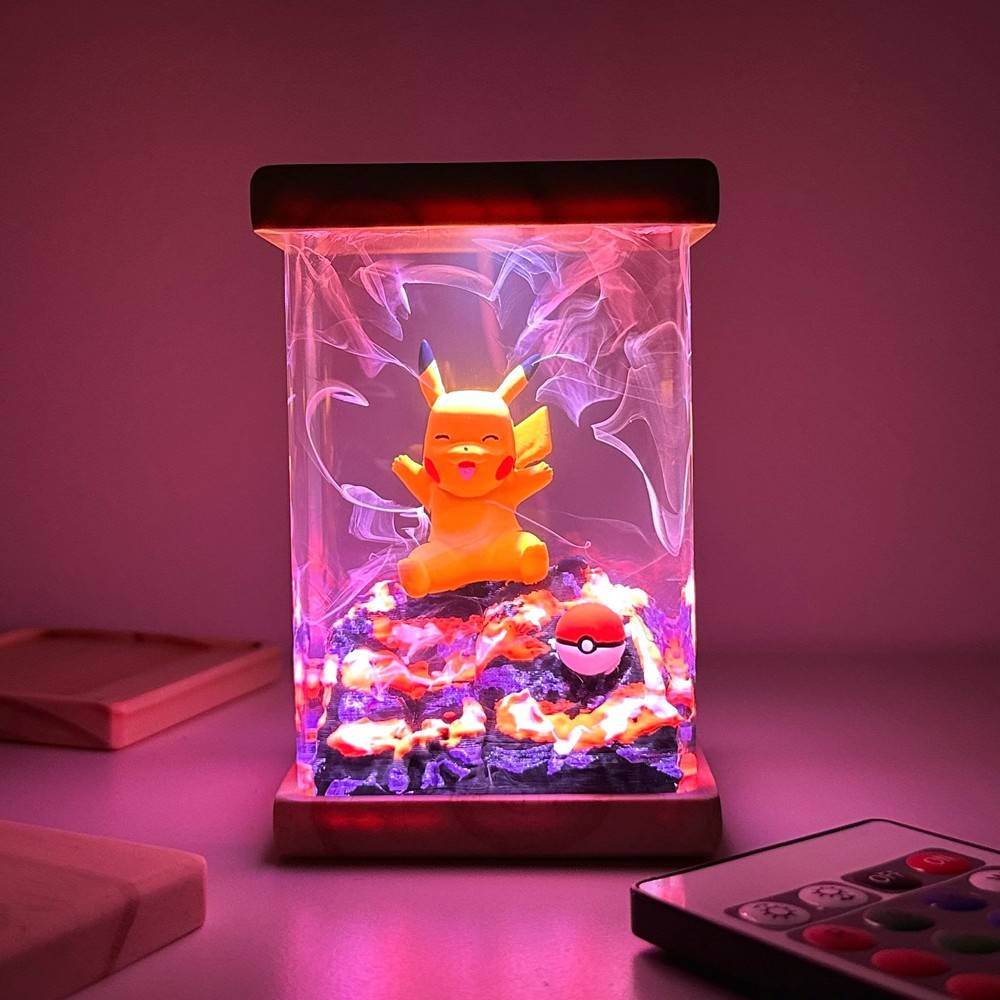 Pikachu Epoxy Pokemon Resin Lamp
