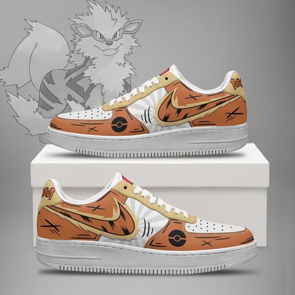 Pokemon Arcanine Air Sneakers Custom Anime Shoes