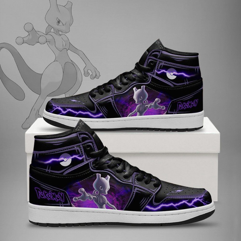 Mewtwo Limited Edition Pokemon High Top Shoes Version 2