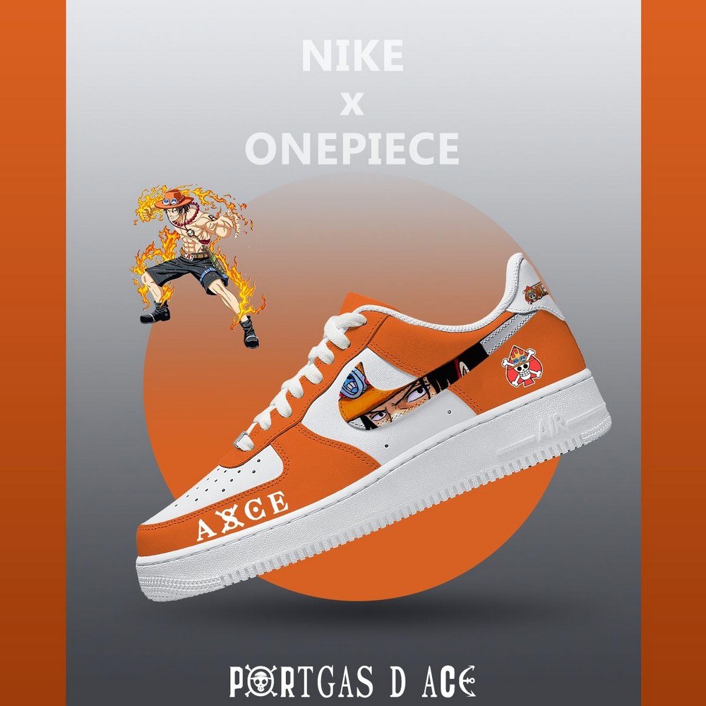 Portgas D Ace V.1 One Piece Limited Low Top Shoes 8 portgas d ace v.1 1 dr2qt
