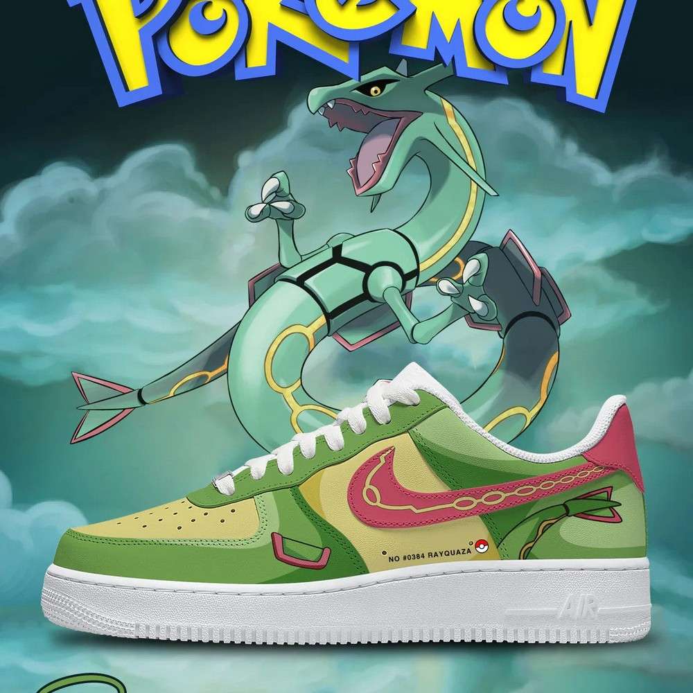 rayquaza pokemon af1 low top shoes viid9
