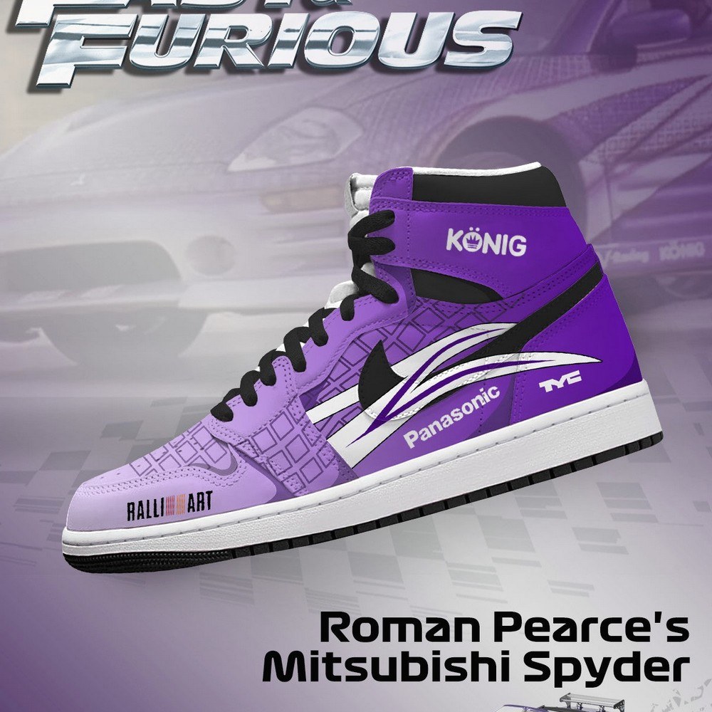 Roman Pearce's Spyder V.2 Fast and Furious High Top Shoes