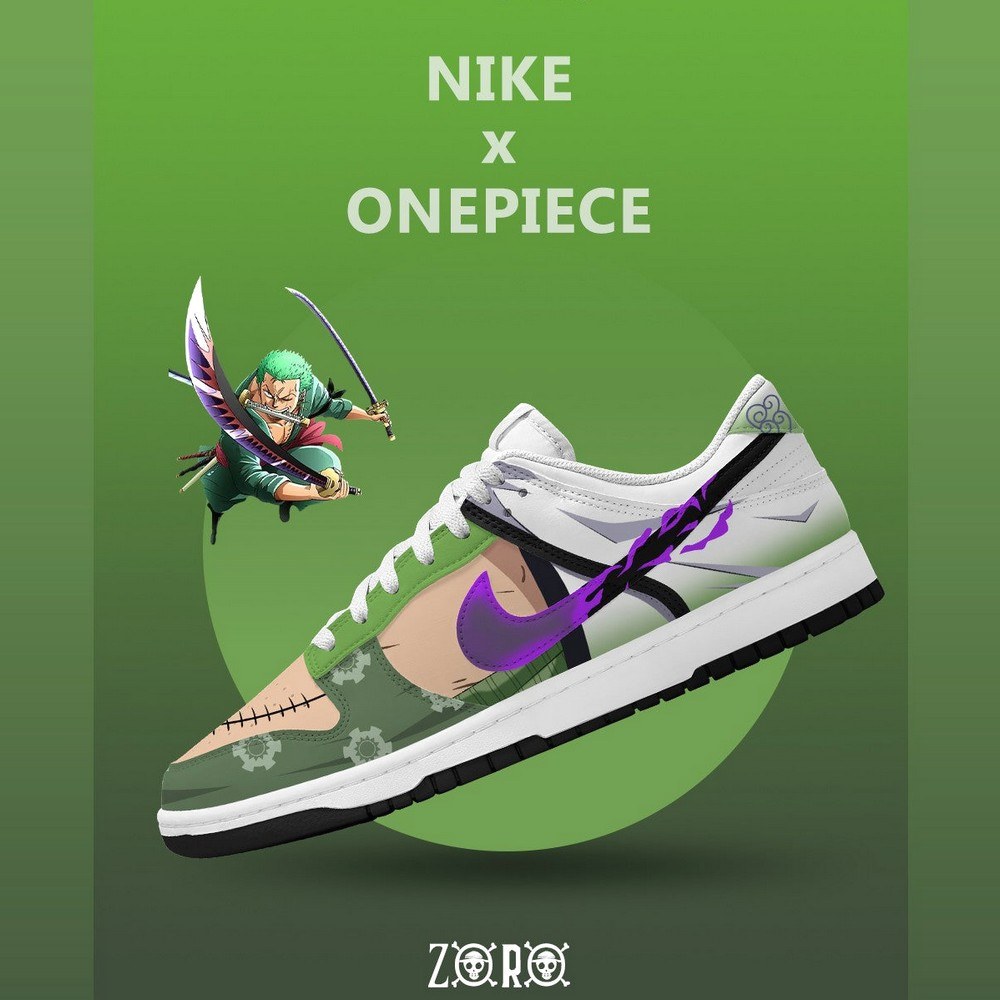 Roronoa Zoro V.2 One Piece Limited Low Top Shoes
