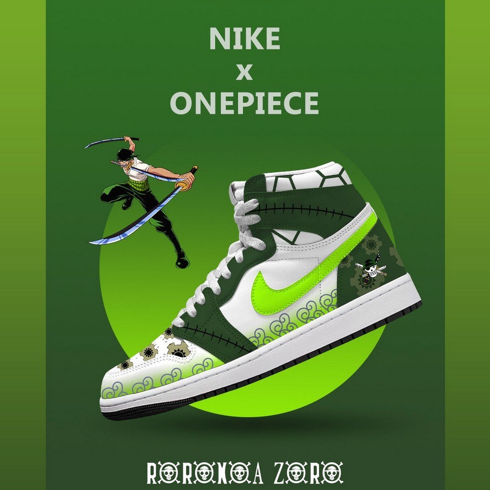 Roronoa Zoro V.1 One Piece Limited High Top Shoes 9 roronoa zoro v.4 1 bthmd