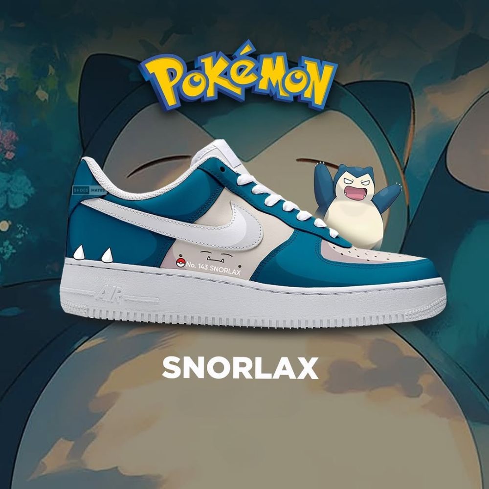 Snorlax Pokemon Low Top Shoes