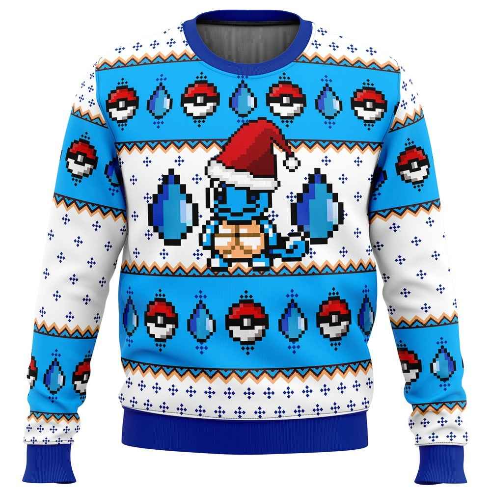 Squirtle Pokemon Ugly Christmas Sweater 2