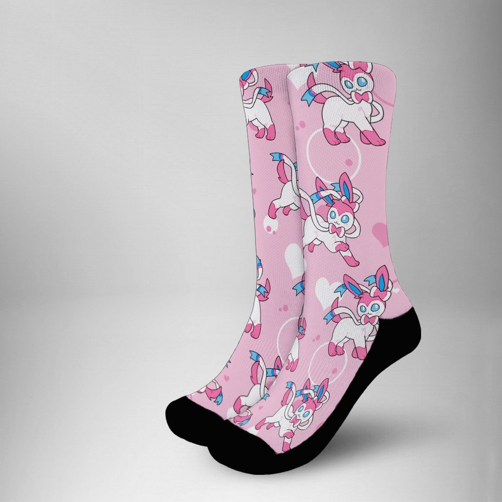 Sylveon Pokemon High Top Socks Version 4