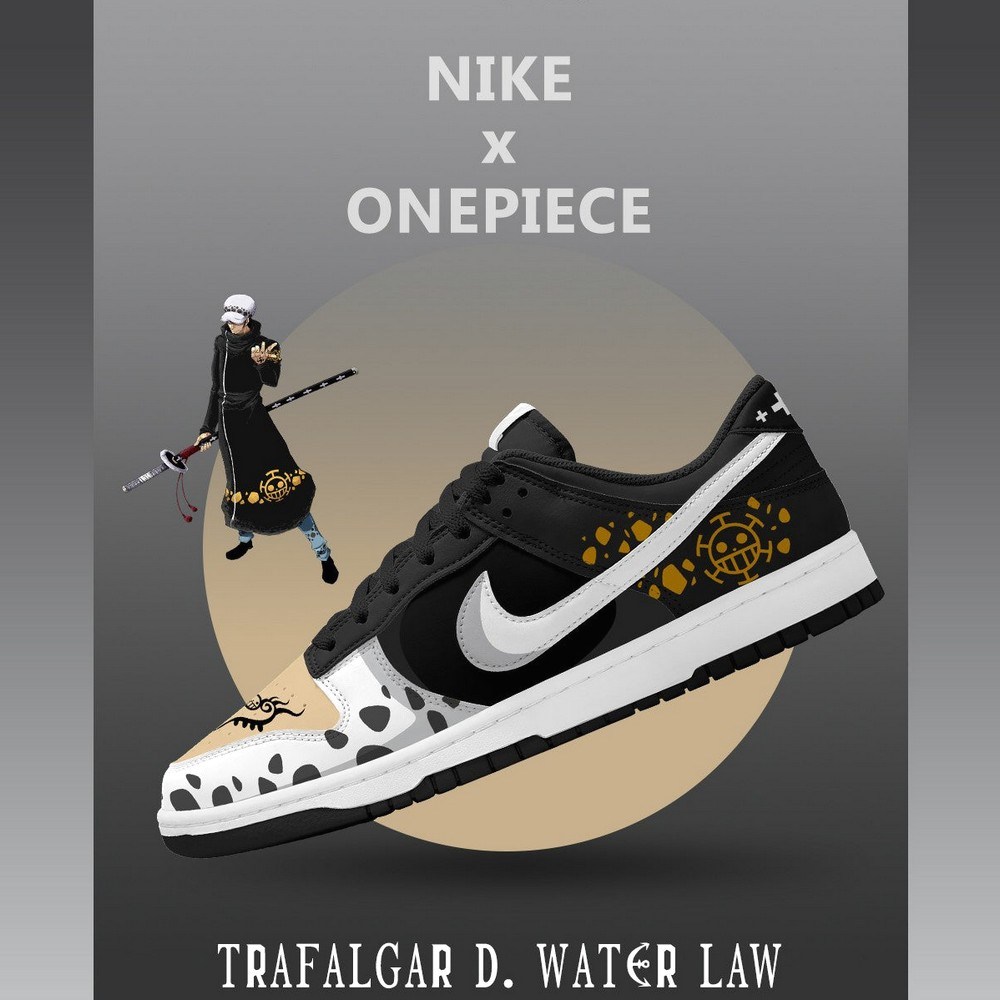 Trafalgar D. Water Law V.2 One Piece Limited Low Top Shoes