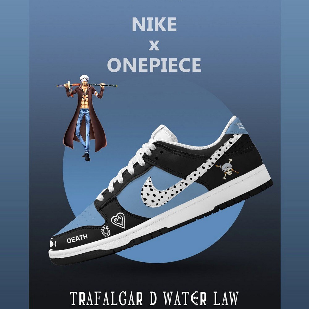 Trafalgar D. Water Law V.6 One Piece Limited Low Top Shoes