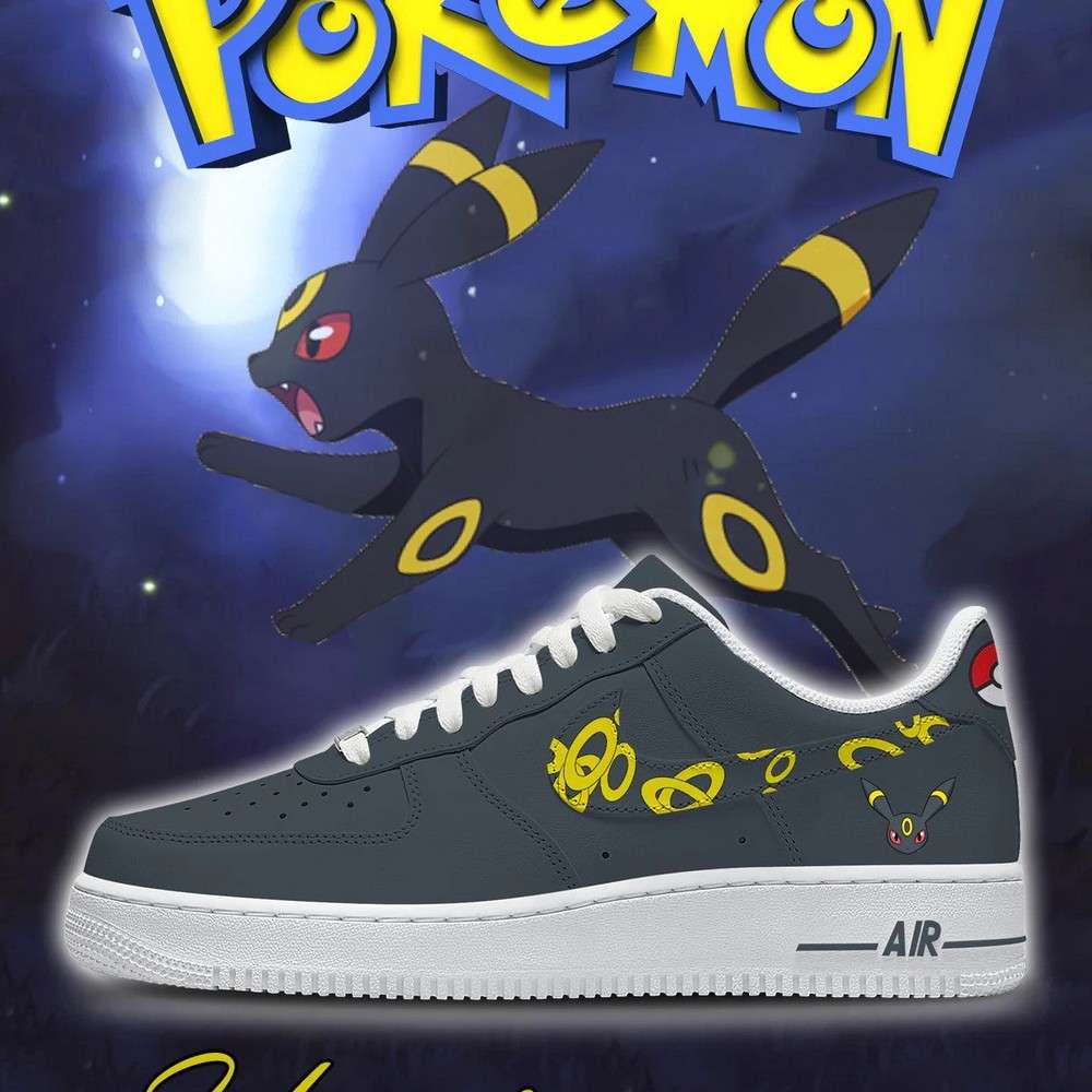 Umbreon II Pokemon AF1 Low Top Shoe