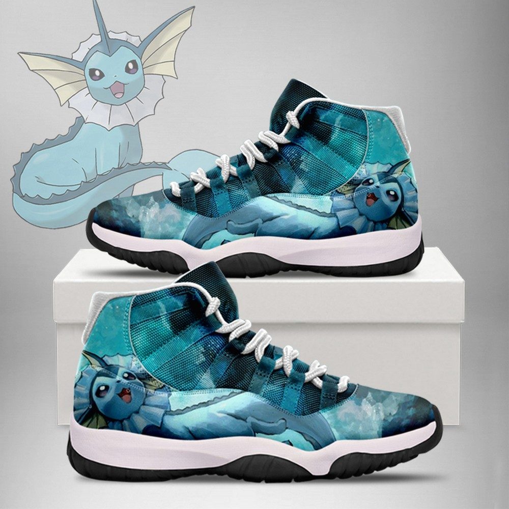 Vaporeon Pokemon Black J11 Shoes