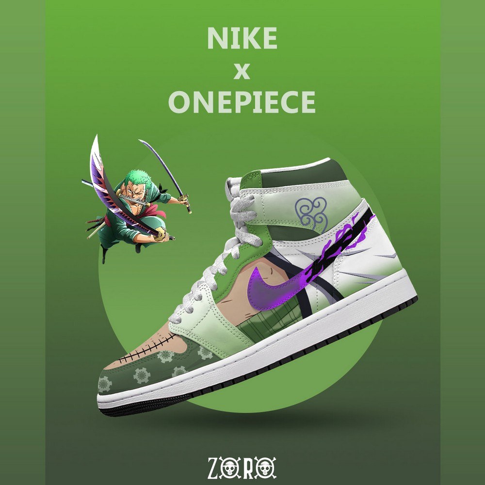 Zoro V.1 One Piece Limited High Top Shoes 9 zoro v.3 1 p7m7e